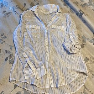 New York & Compnay Sheer blouse